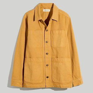 Madewell Men’s Garment Dyed Canvas Chore Coat Jacket In Golden Oak Size: XS